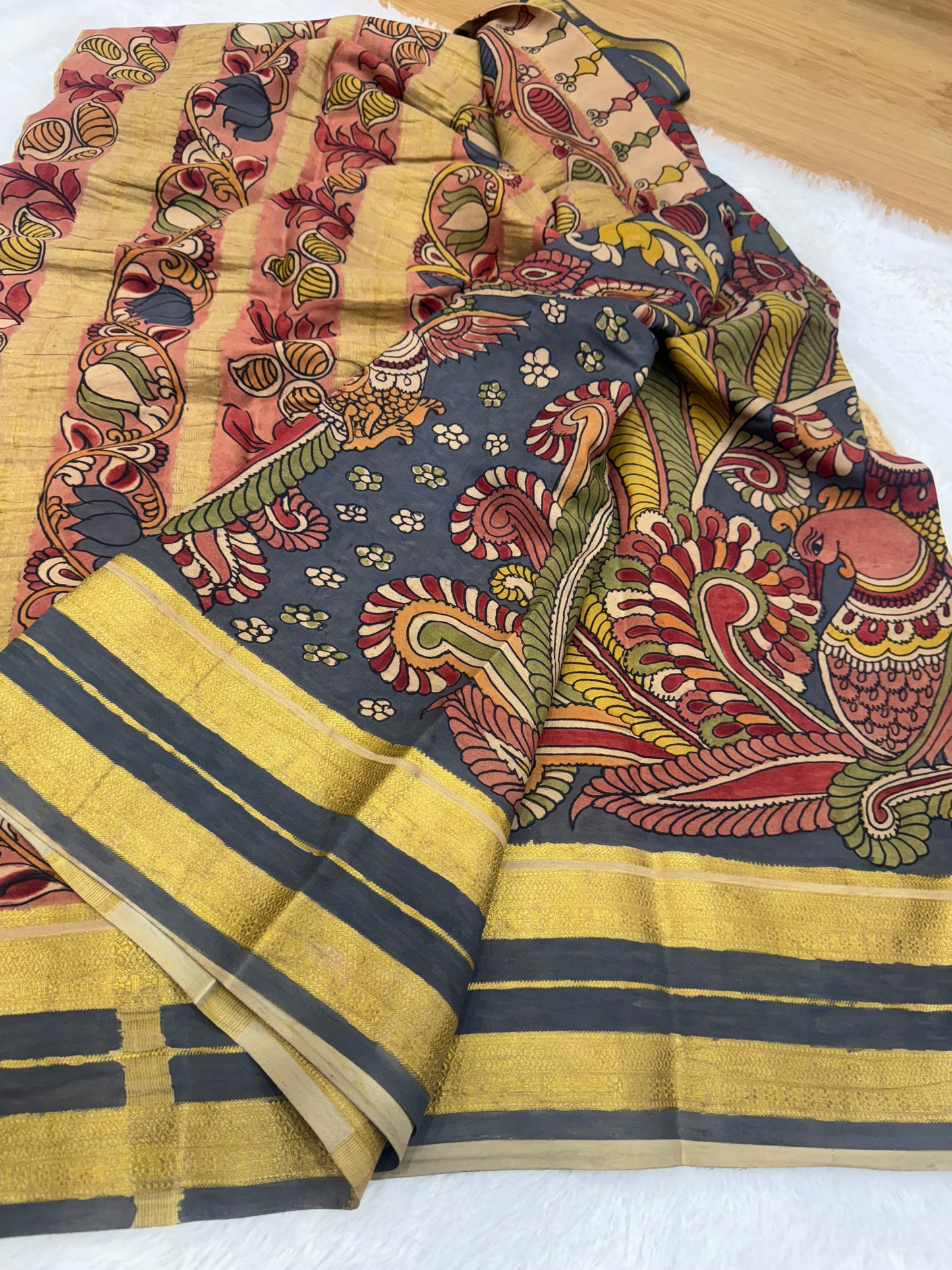 Kalamkari Mysore silk