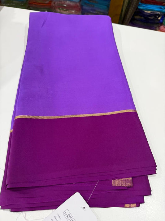 Pure Zari Mysore silk saree