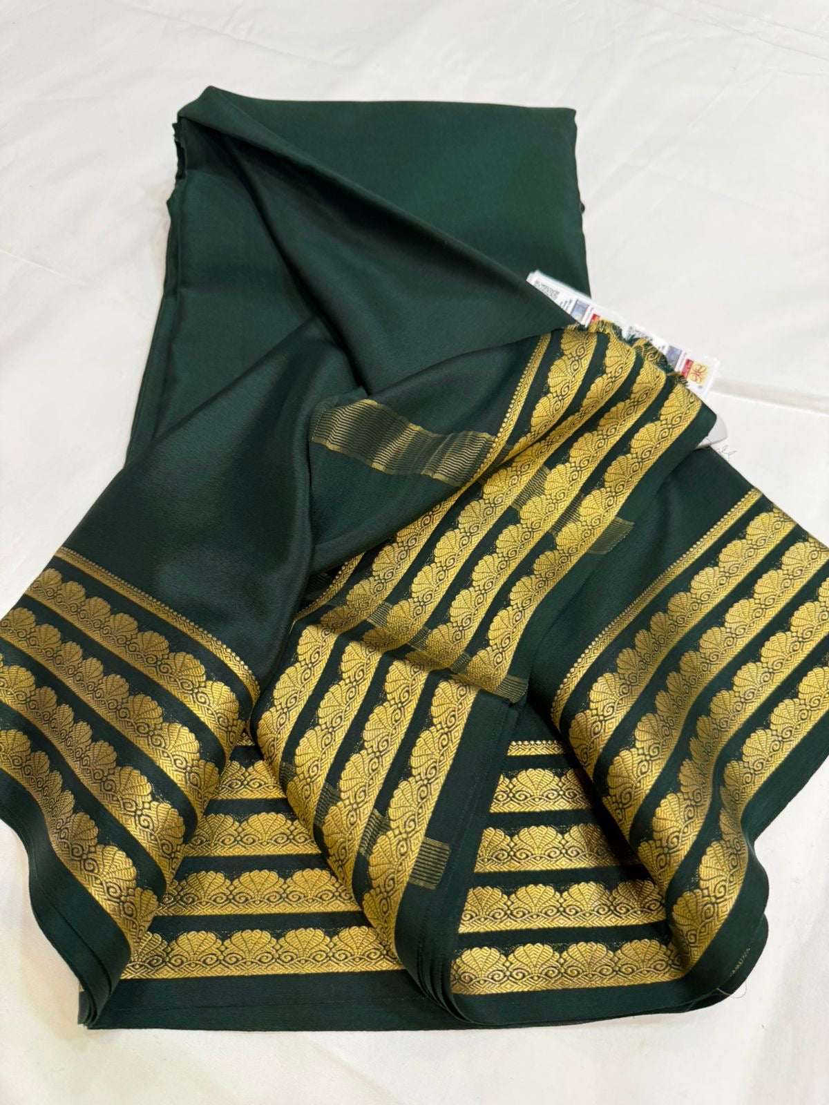Mysore silk sarees self pattern