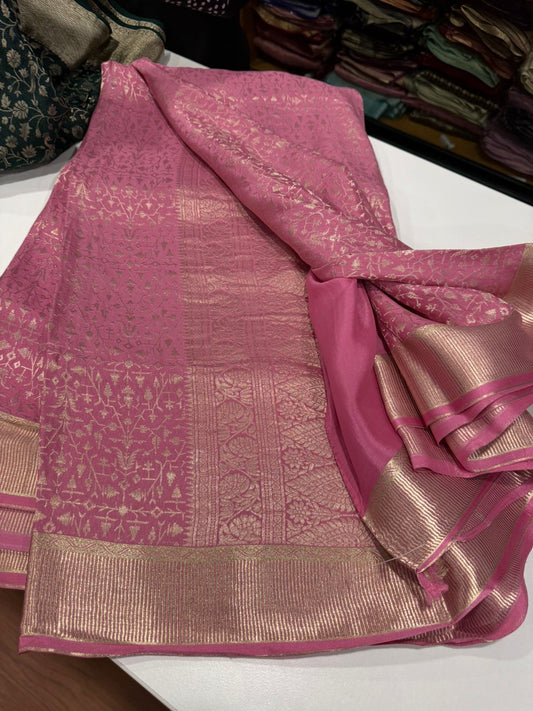 Brocade Mysore silk saree