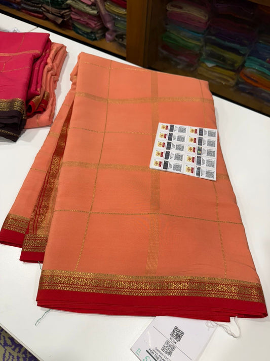 Pure Zari Mysore silk saree