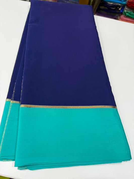 Pure zari Mysore silk saree