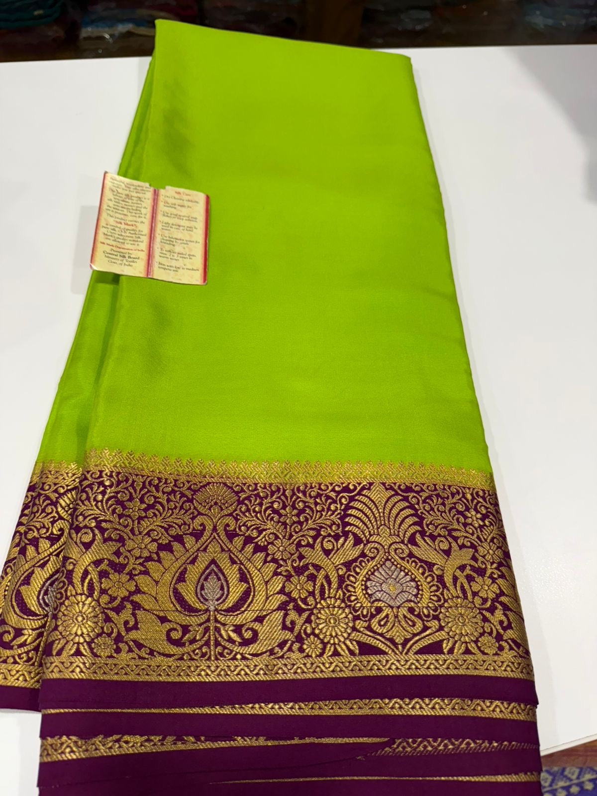 Exclusive pattern mysore silk sarees with elegant color