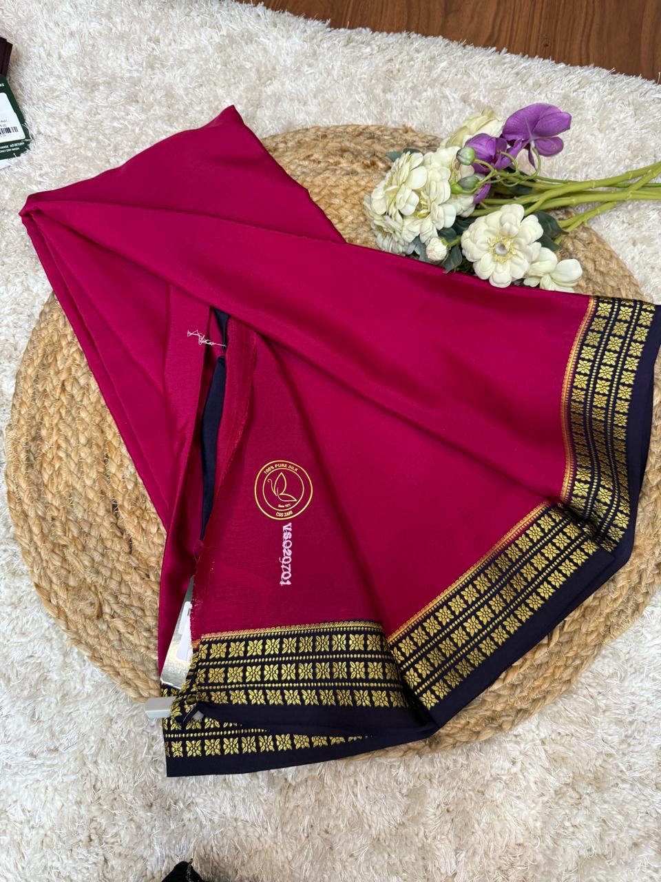 Mysore silk sarees CSS pattern