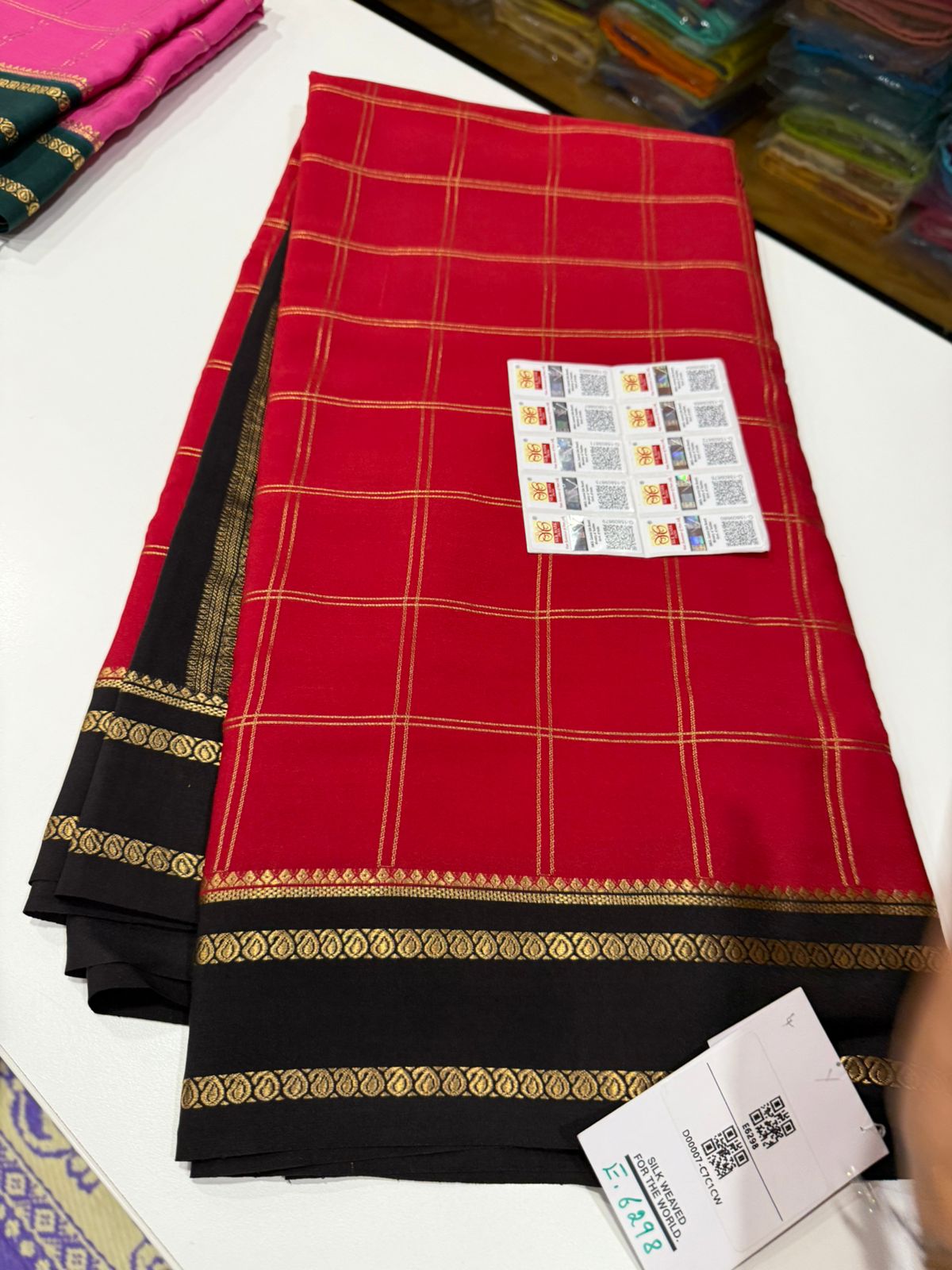 Pure Zari Mysore silk saree