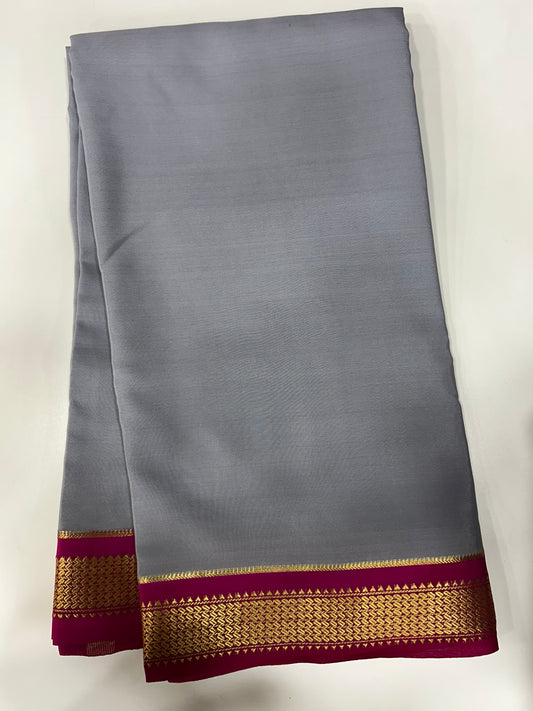 Contrast Mysore silk