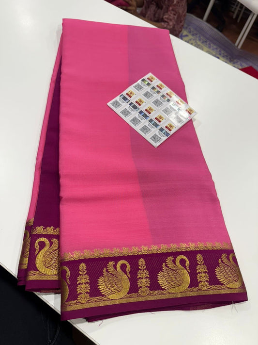 Gold lace Mysore silk Saress