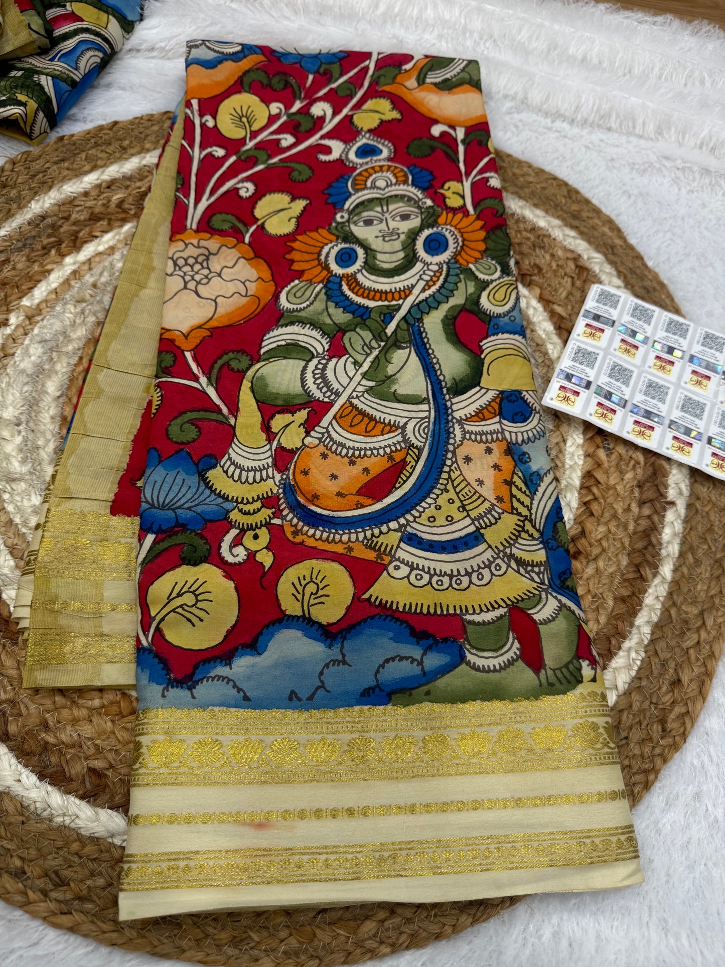 Kalamkari Mysore silk