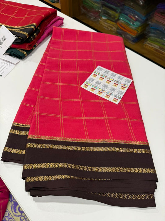 Pure Zari Mysore silk saree