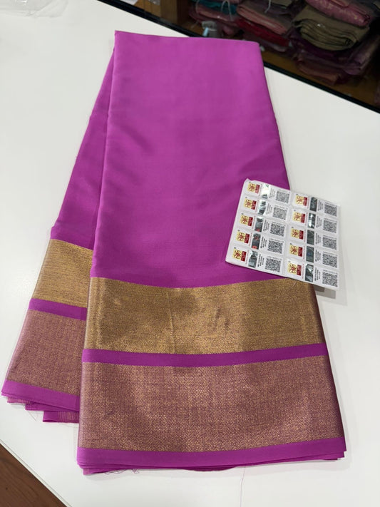 Kanchi border Mysore silk Saress