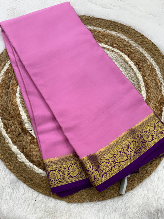 Flower border rich pallu