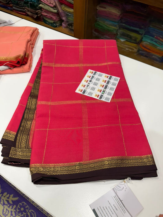 Pure Zari Mysore silk saree