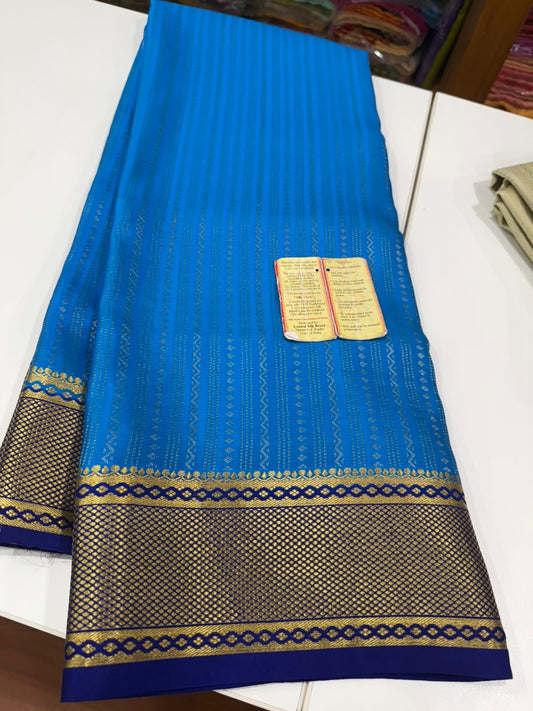 😍All over saree zari consumption with beautiful color combination 😍