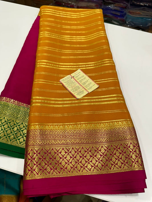 All over saree zari consumption with beautiful 3D color combination