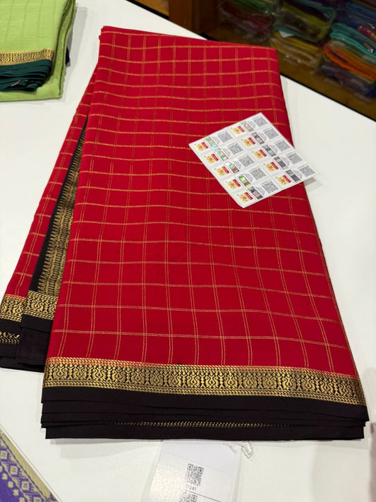 Pure Zari Mysore silk saree