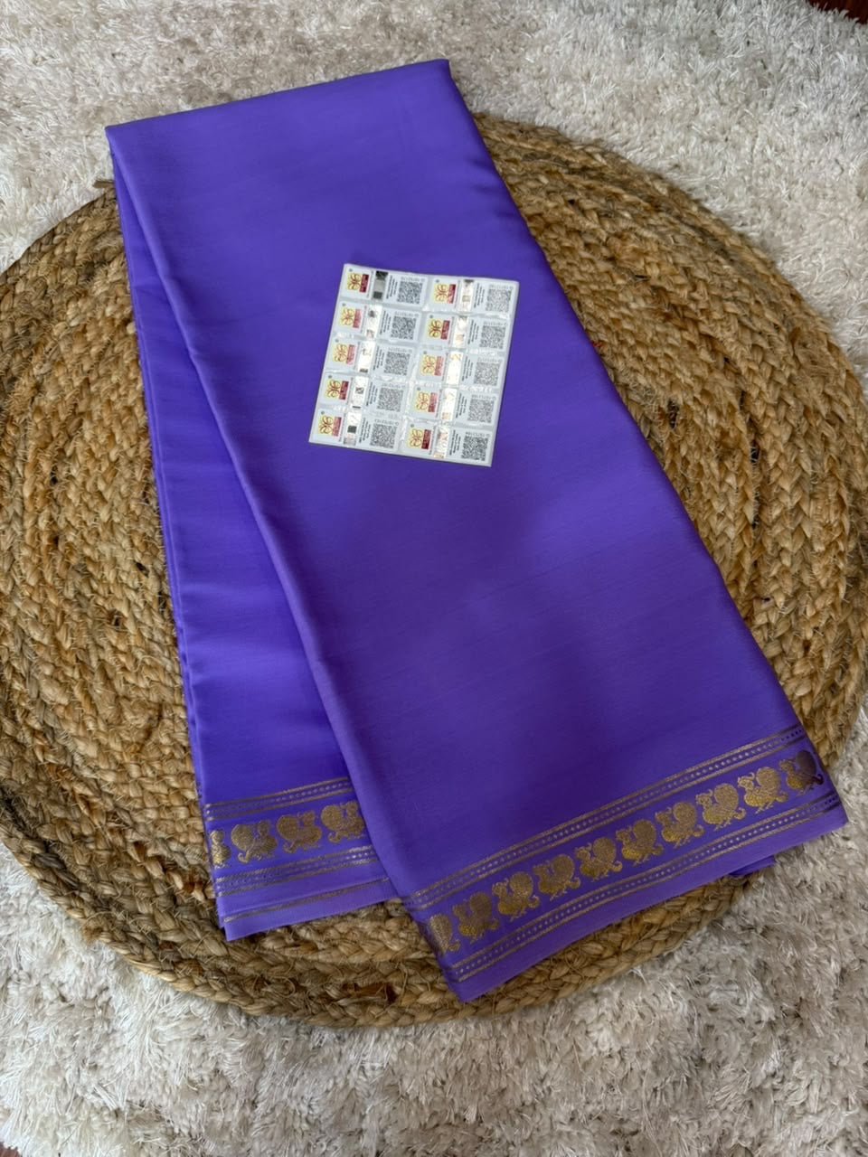 Mysore silk sarees premium zari pattern