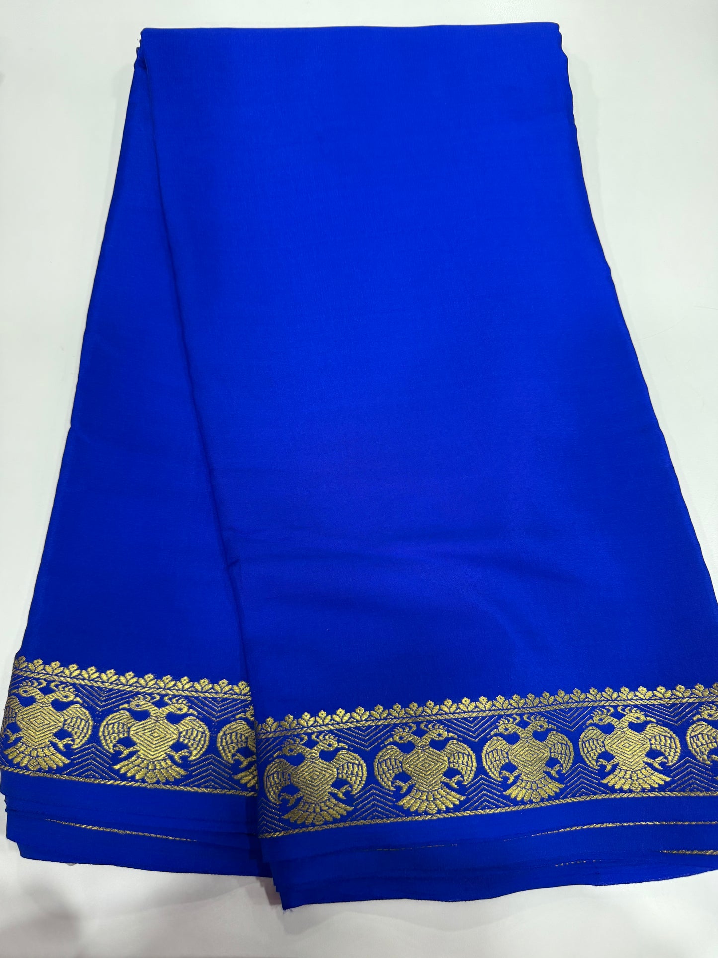 Gandaberunda Self Mysore Silk