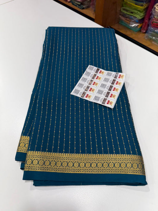 Mysore silk saree self pattern