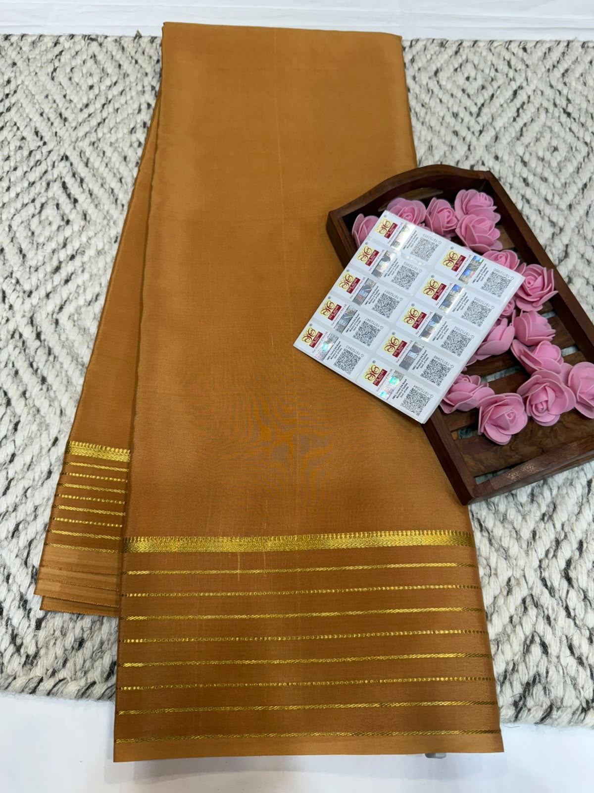 Mysore silk sarees self pattern