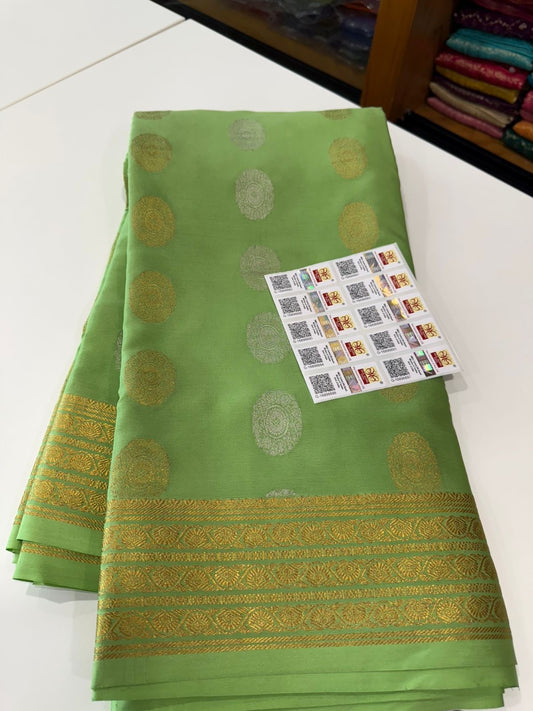 Mysore silk sarees motif pattern