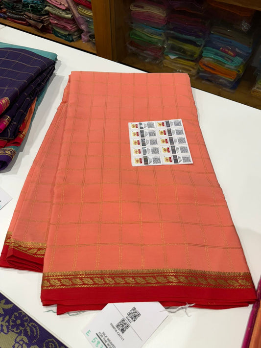 Pure Zari Mysore silk saree