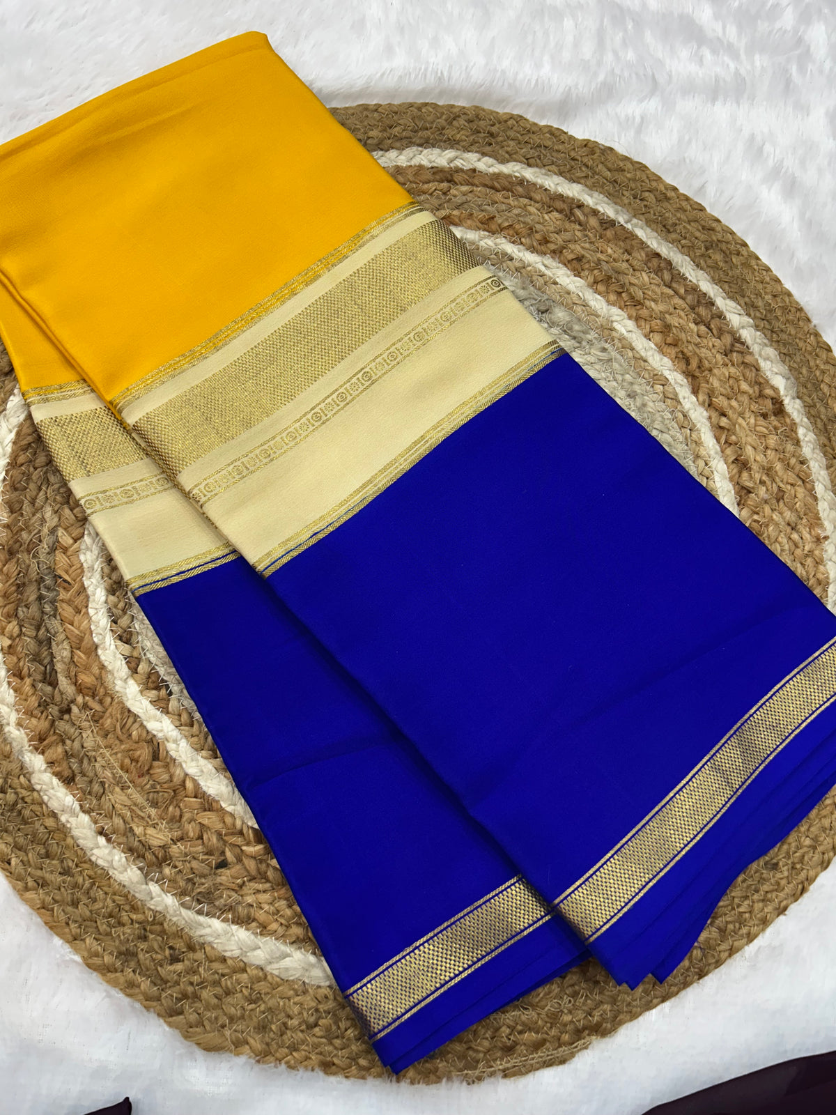 Mysore silk 3d saree