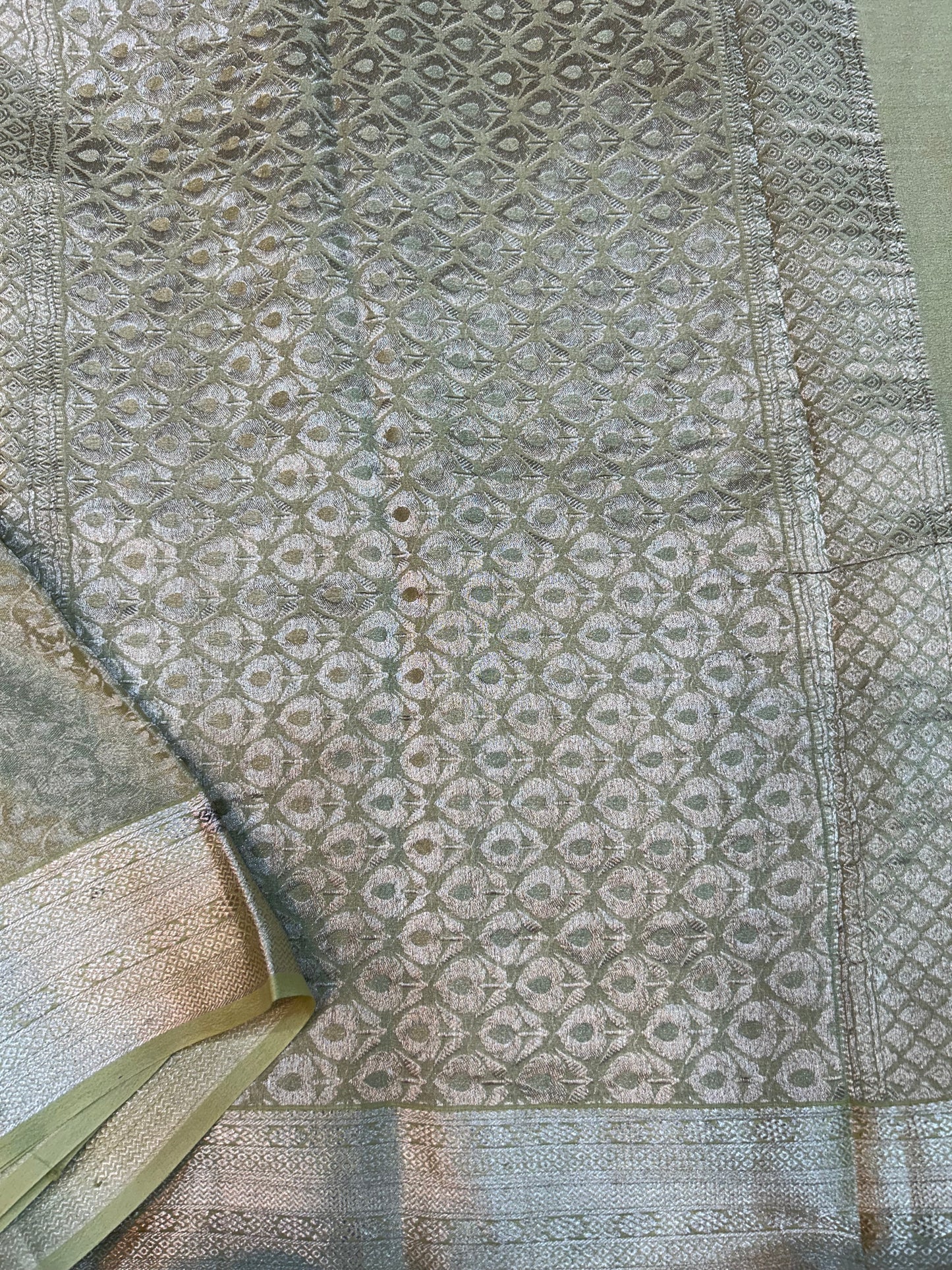 Brocade Mysore silk