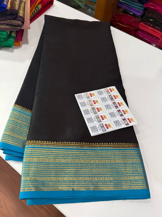 Traditional pattern mysore silk sarees with elegant color combinations