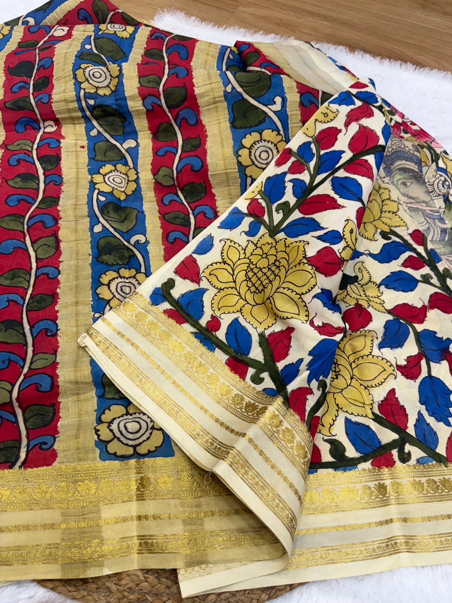 Kalamkari Mysore silk