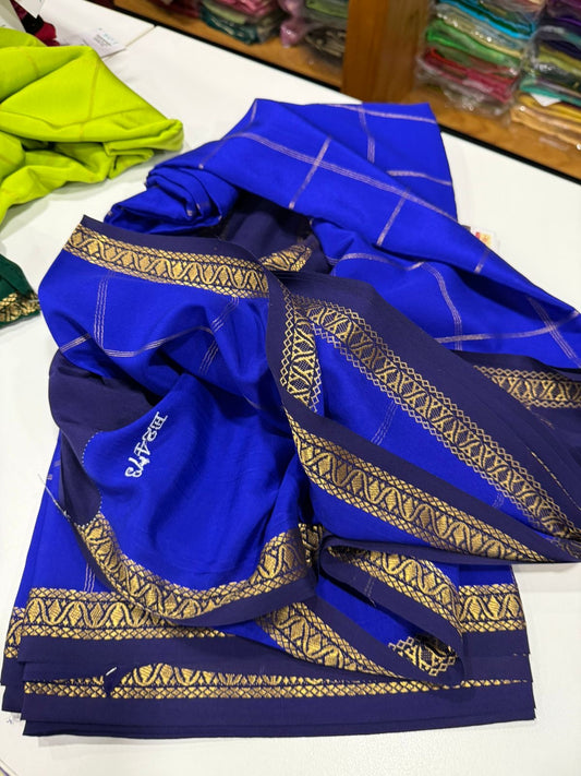 Pure Zari Mysore silk saree