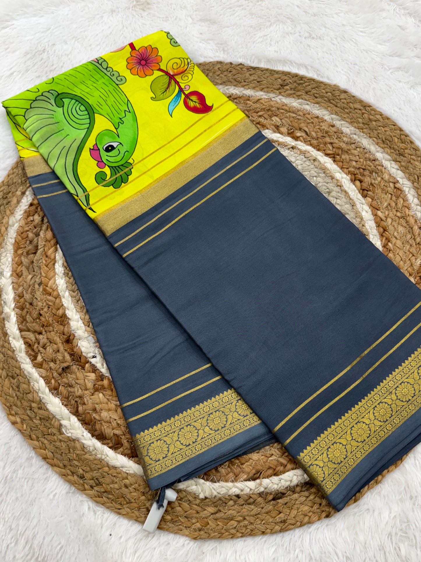 3D Mysore silk