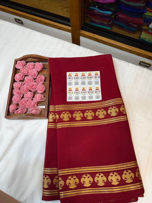 Mysore silk sarees self pattern