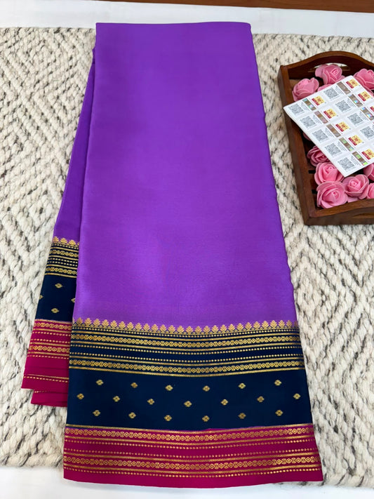 Mysore silk sarees 3D pattern