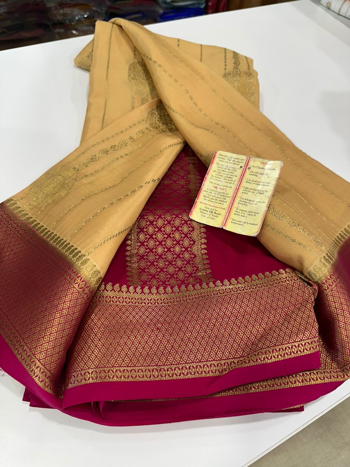 All over saree zari consumption