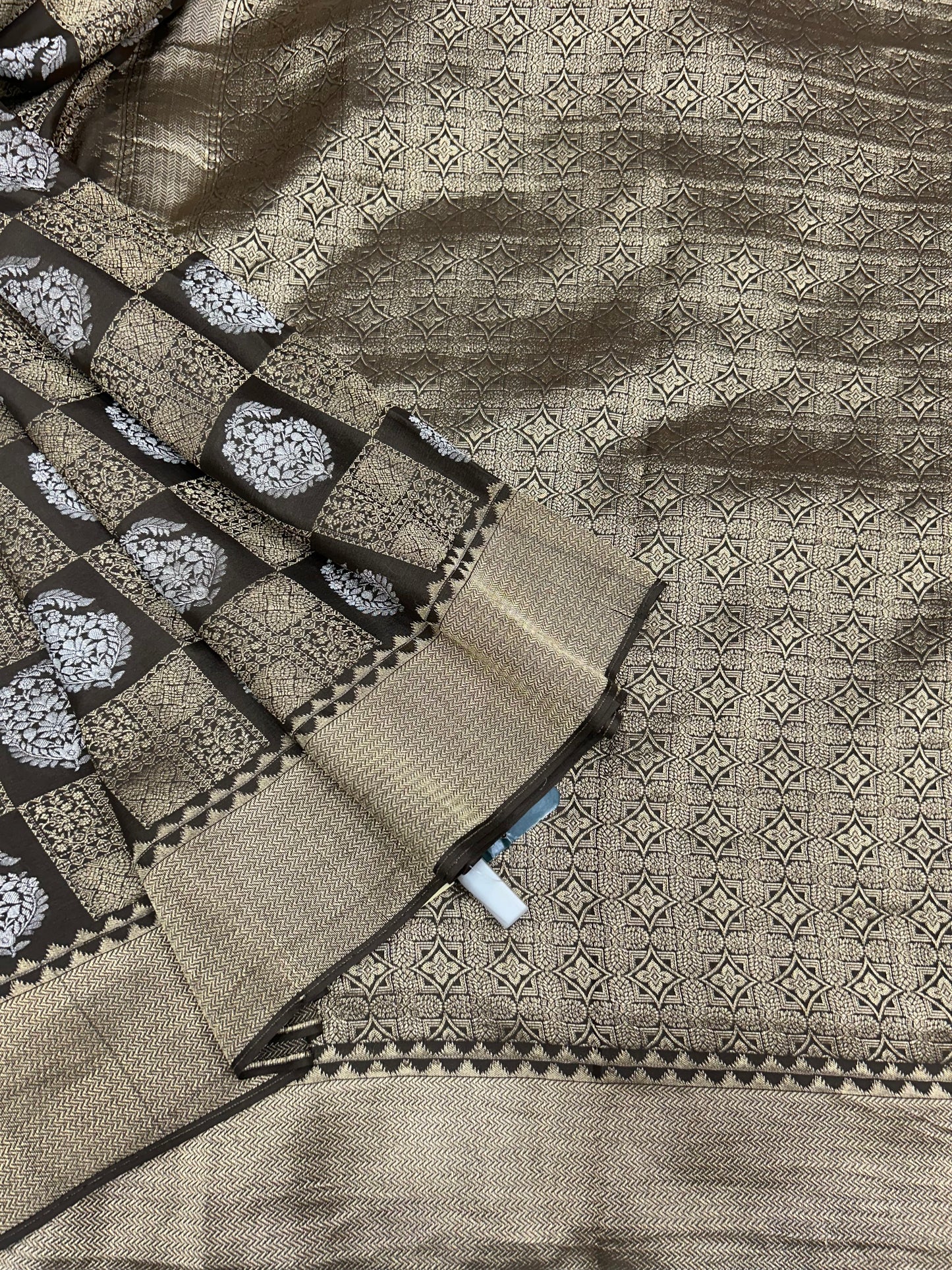 Banarasi brocade Mysore silk