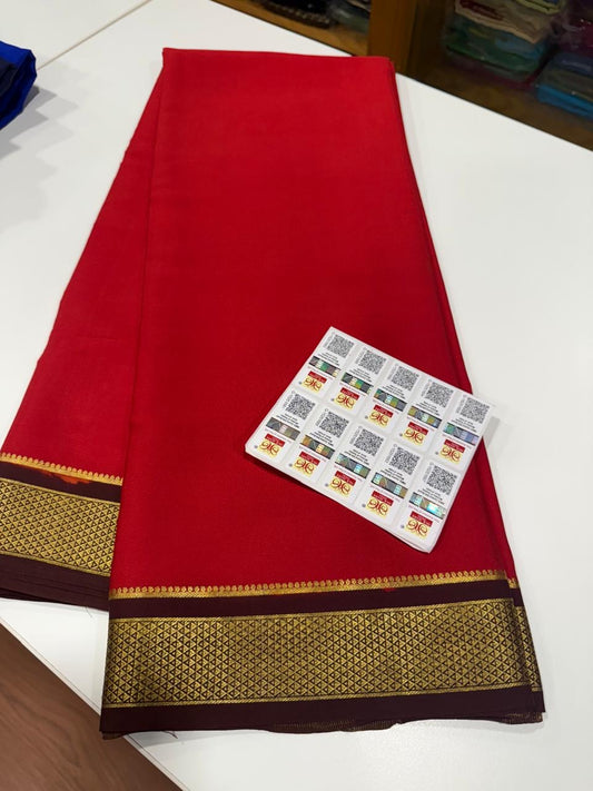 Mysore silk sarees with elegant color combinations