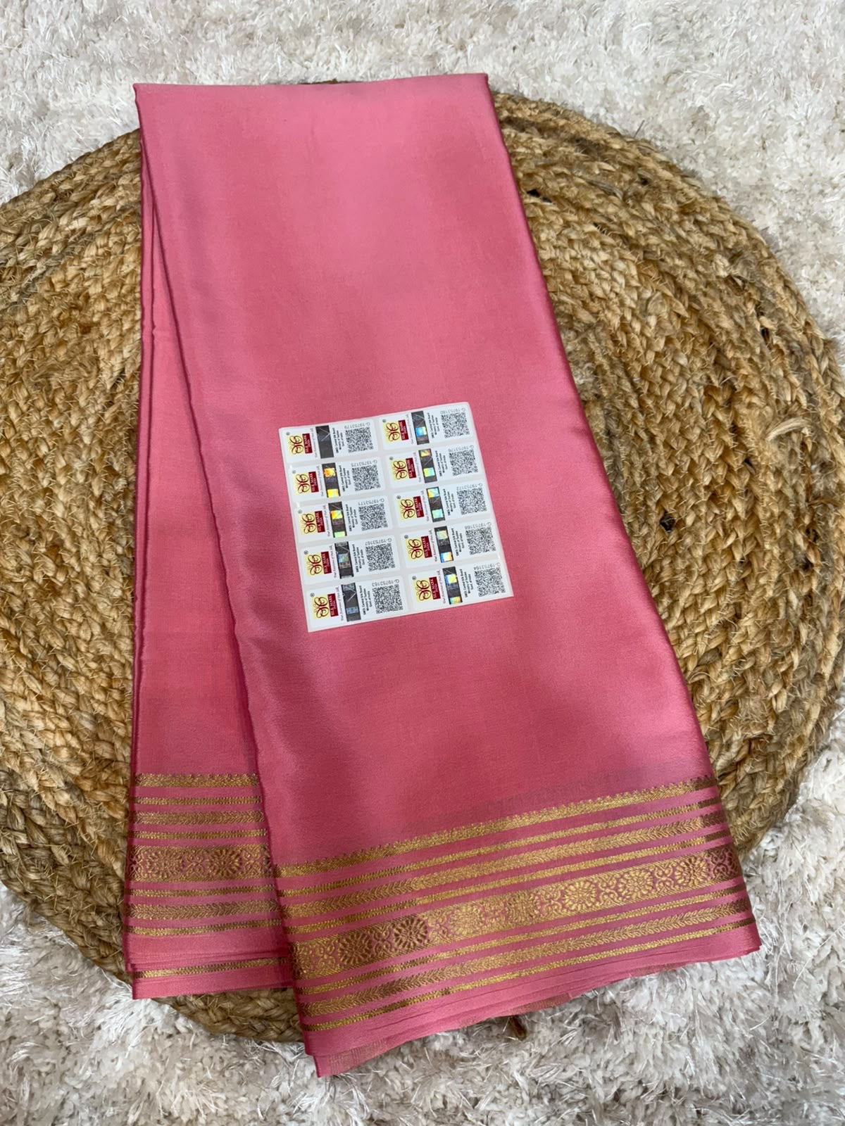 Mysore silk sarees self pattern