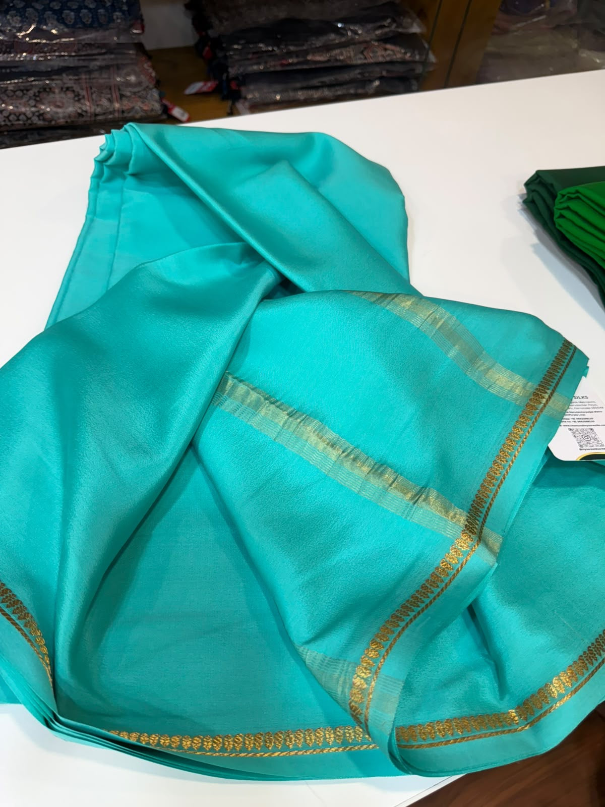 Mysore silk sarees premium zari pattern