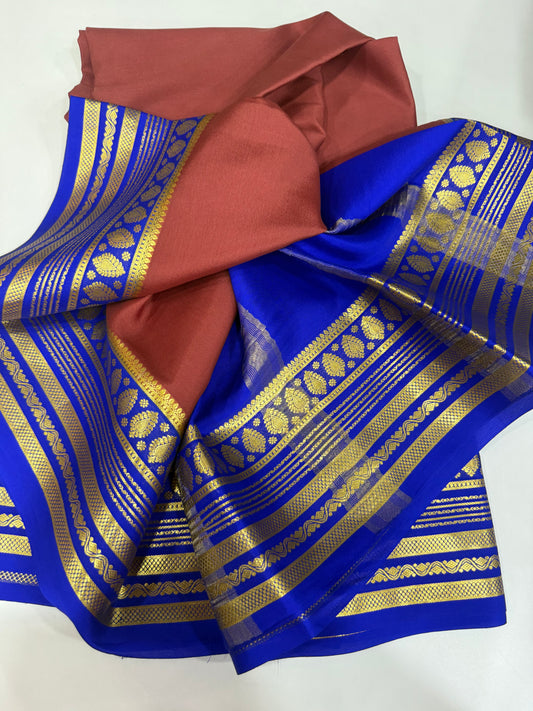 Thick border contrast sarees