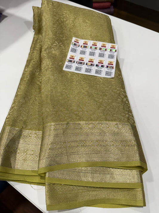 Tissue Brocade Mysore silk Sarees’s