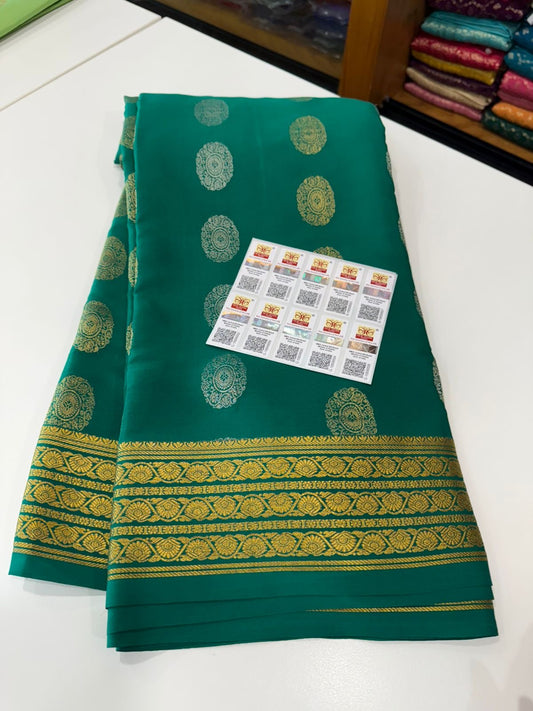 Mysore silk sarees motif pattern