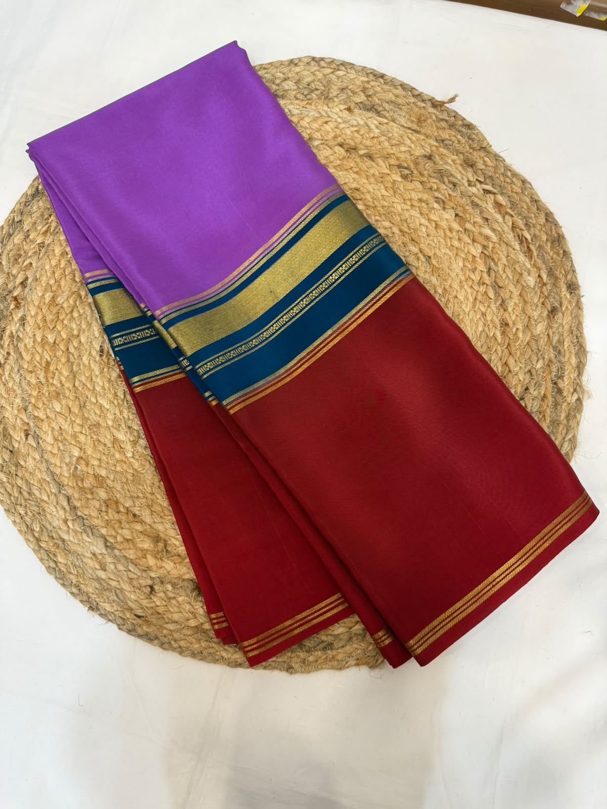 Mysore silk sarees 3D pattern