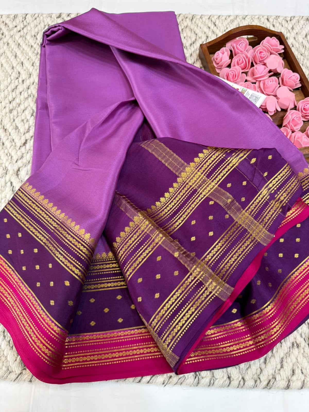 Mysore silk sarees 3D pattern