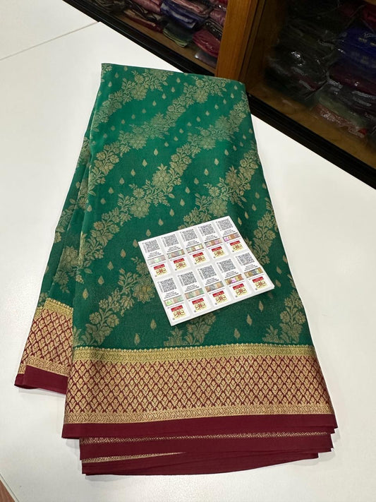 Brocade Mysore silk saree