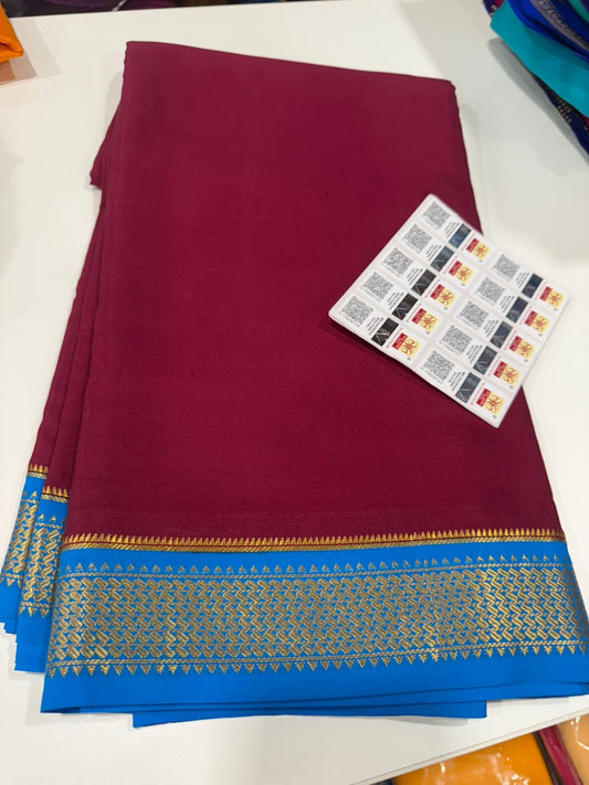 Contrast Mysore silk Saress