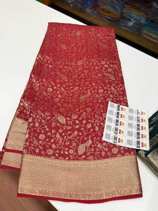 Brocade Mysore silk saree