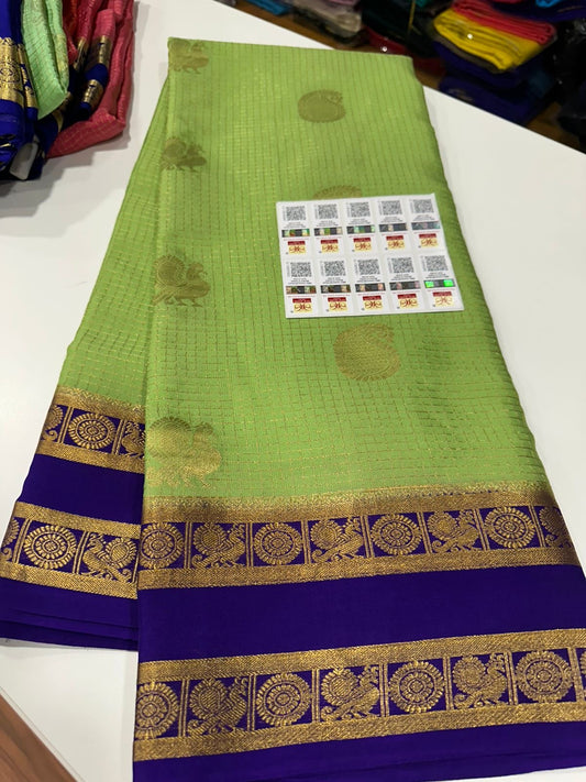 All over saree more zari consumption with beautiful color combination