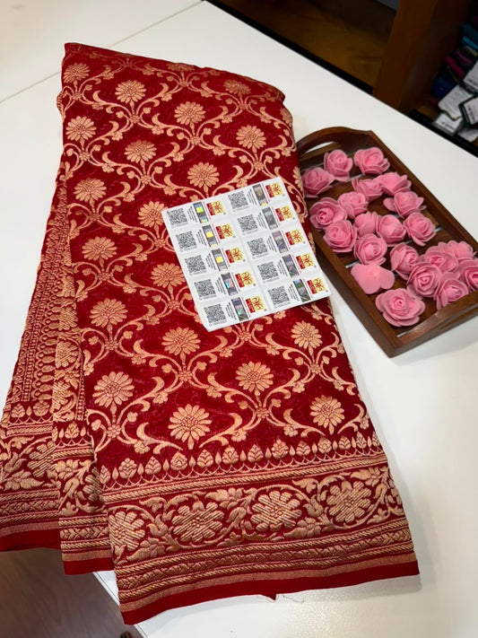 Khaddi Georgette sarees