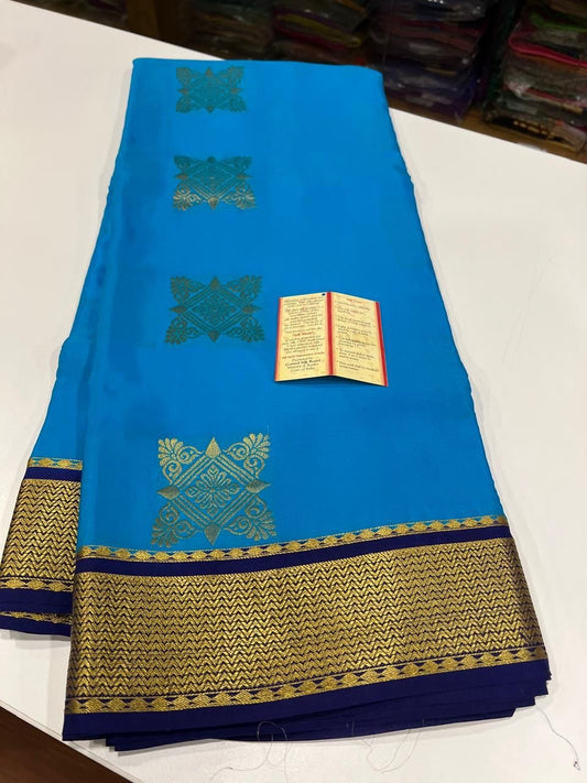 Exclusive pattern mysore silk sarees with elegant color