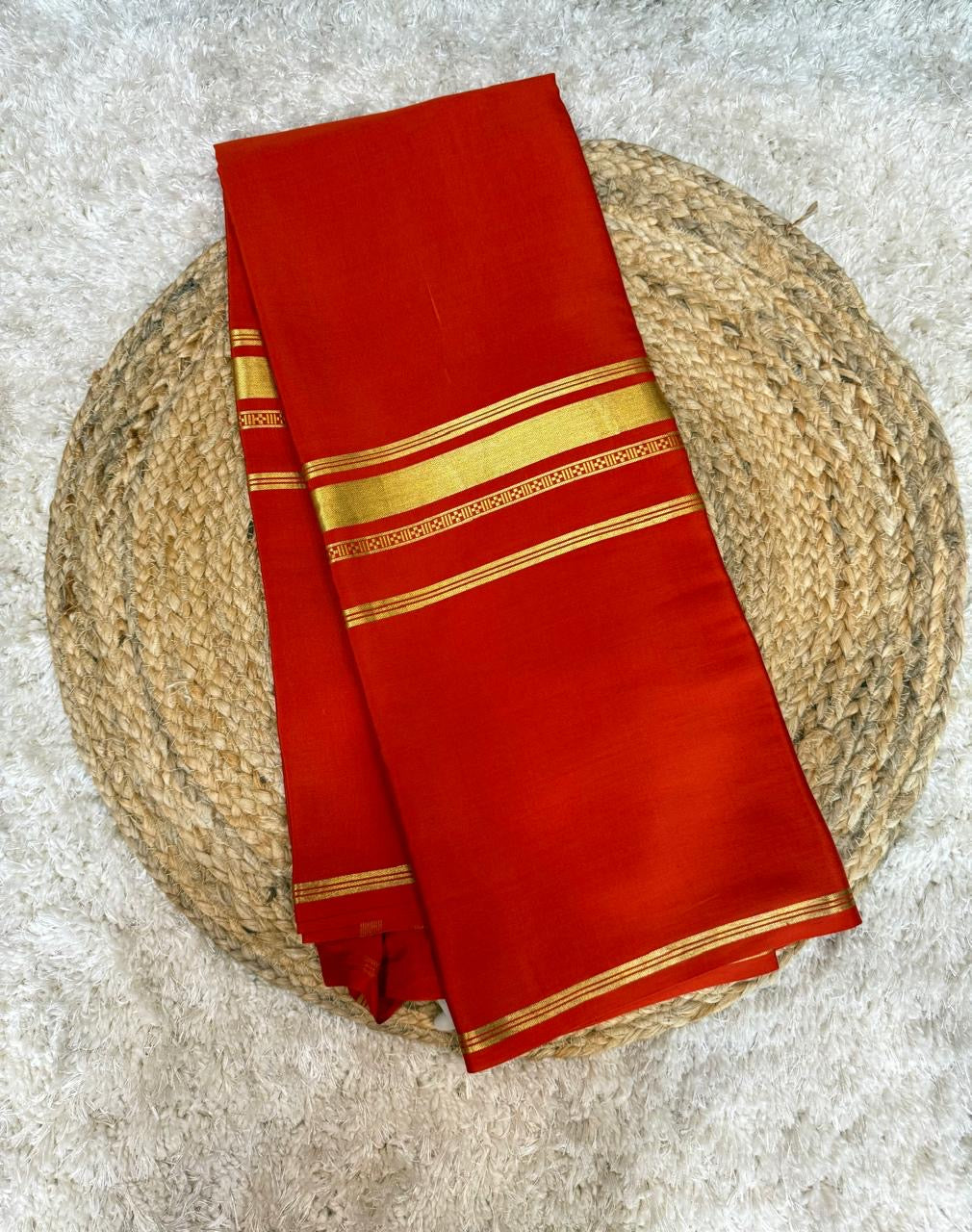 Mysore silk sarees self 3D pattern